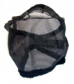 Fliegenschutzmaske - schwarz- ohne Ohren
