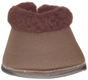 EquiSafe - Bell Boot Synthetic Fur - brown