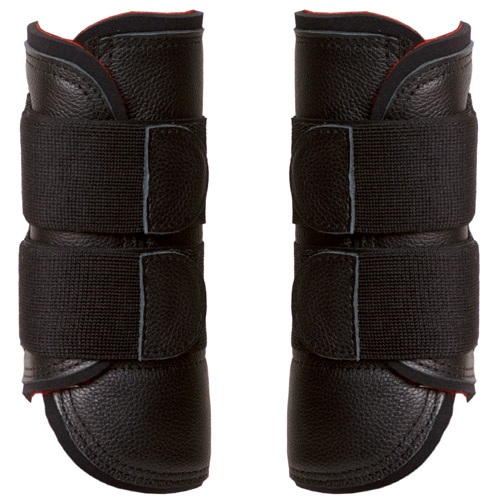 tendon boot - Leather-Bandage-Boot - black
