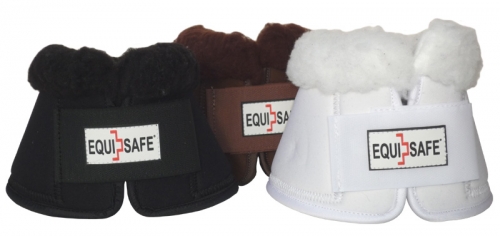 EquiSafe - Bell Boot Synthetic Fur - brown