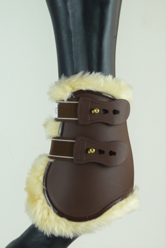 EquiSafe - Comfort Stick Fur fetlock boot PY/VB