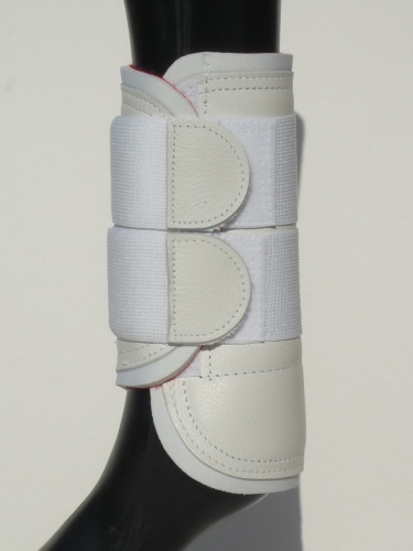 tendon boot - Leather-Bandage-Boot - white