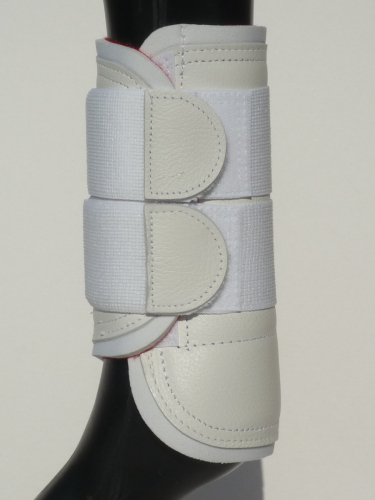 tendon boot - Leather-Bandage-Boot - white